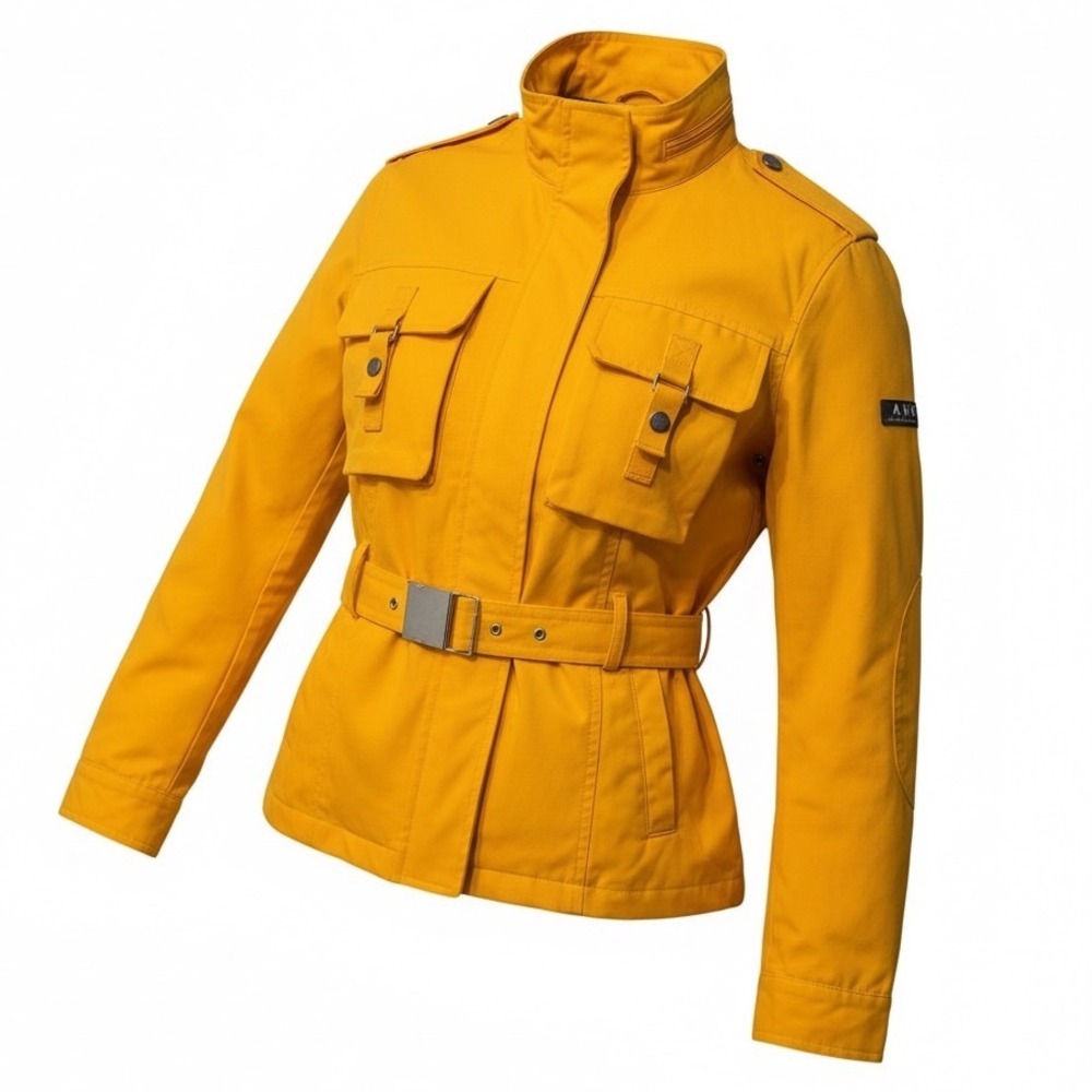 ANKY Technical Casuals Orange Belted Equestrian Utility Riding Jacket Womens L